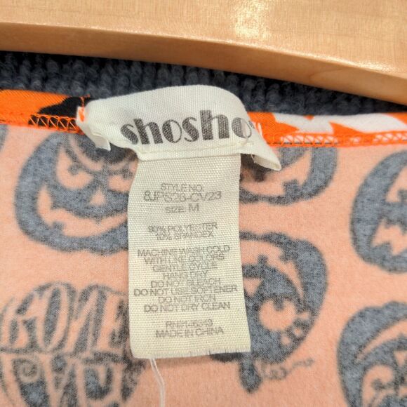 Sosho Womens Union Suit Pajamas Orange Medium Pull On Notch Neck Halloween - Picture 8 of 10